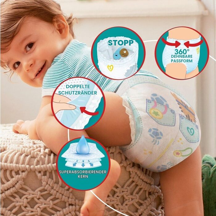Підгузки-трусики Pampers Baby Dry Pants, розмір 6 (14-19 кг), Mega Pack, 80 шт.