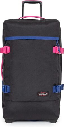 Велика дорожня валіза Eastpak TRANVERZ L 121 л, 79 см, темно-синя (Kontrast Escape Navy), на колесах, преміум-якість