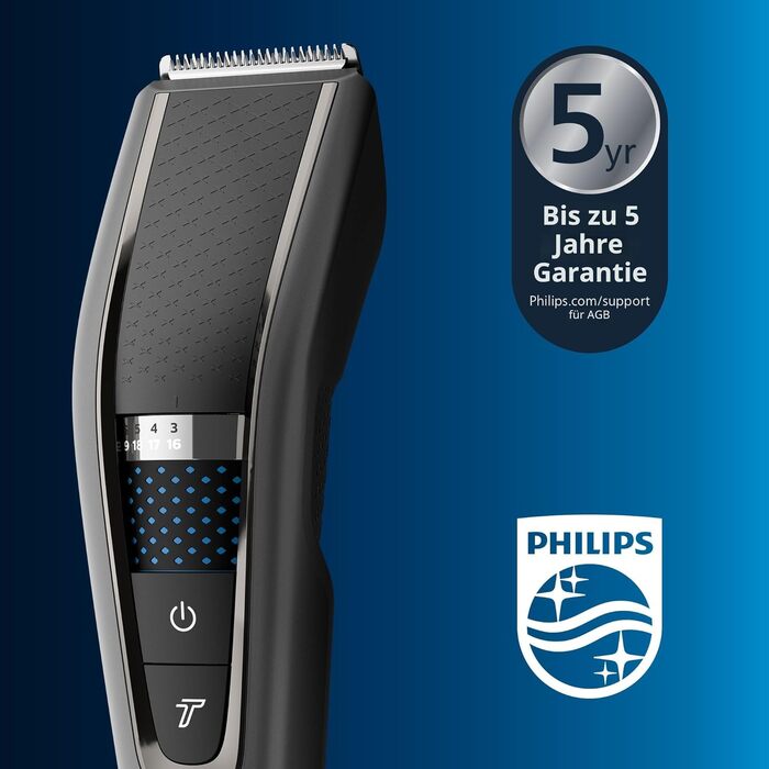 Машинка для стрижки волосся Philips Series 7000 HC7650/15 з технологією Trim-n-Flow, 28 насадок