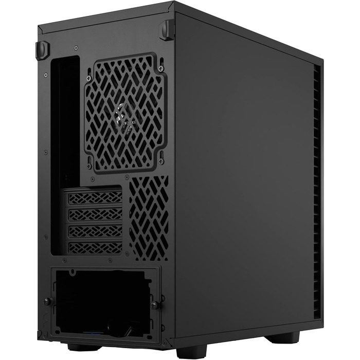 Корпус Fractal Design Define 7 Mini Black, алюміній/сталь, безшумний, Micro ATX, міні-тауер