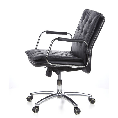 Офісне крісло / Крісло для керівника VILLA 10 Nappa Leather Black hjh OFFICE