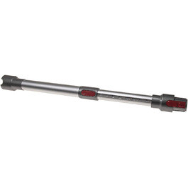 vhbw Трубка для пилососа, сумісна з Dyson SV10, V10, V11, V11 Outsize, V15 Detect Absolute, телескопічна, 44,5-66,5 см, срібляста