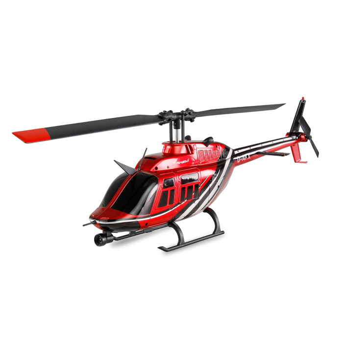 Радіокерований гелікоптер Amewi Bell 206 Jet Ranger CP 6-канальний RTF, масштаб 1:33, червоно-чорний