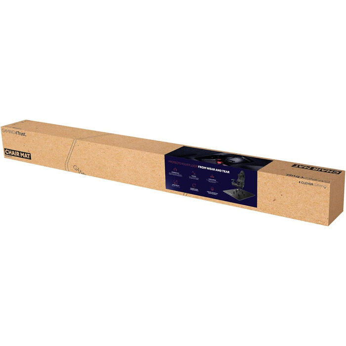 Килимок для офісного та ігрового крісла Trust Gaming GXT 715, 99 x 120 см, чорний
