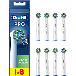Смінні насадки для електричної зубної щітки Oral-B CrossAction, 8 шт.
