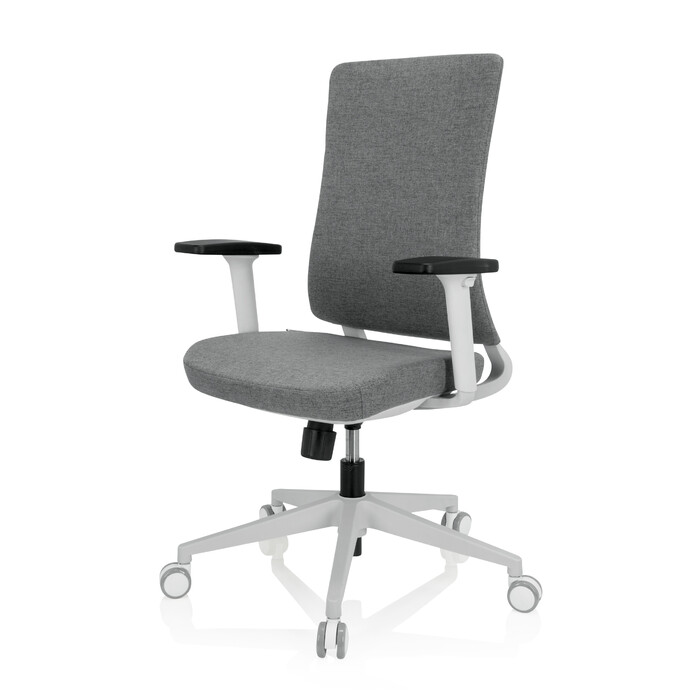 Офісне крісло COMFIO WP з тканини сірого кольору hjh OFFICE
