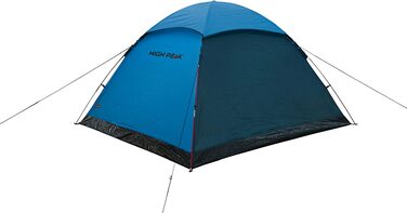 Намет для кемпінгу High Peak Kuppelzelt Monodome XL на 4 особи, синій/сірий, з водонепроникним дном