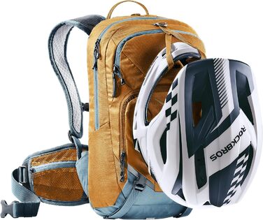 Дитячий рюкзак Deuter Attack 8 Jr з протектором, 8 л, кориця-блакитний, унісекс