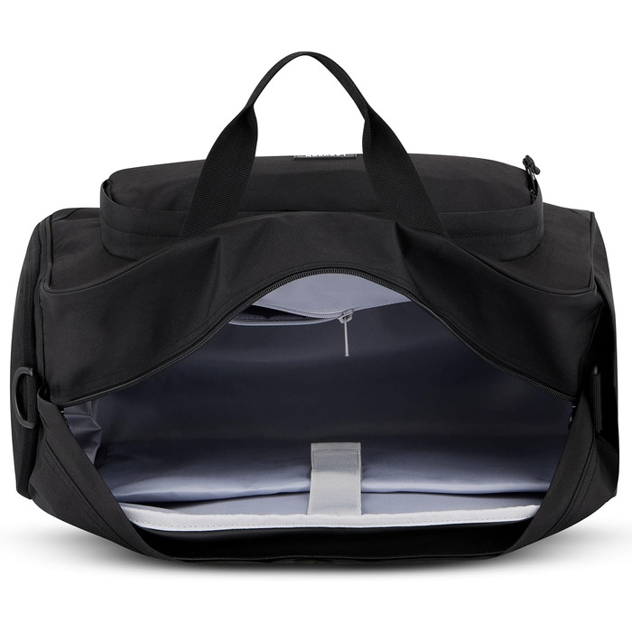Larkson Weekender Finja Large чорна стильна дорожня сумка з відділенням для взуття, ручна поклажа, водостійка, з переробленого PET, для жінок і чоловіків