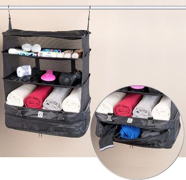 Xcase органайзер для валізи XXL, підвісний пакувальний куб, 45×64×30 см, сумка-органайзер для подорожей з вішаком