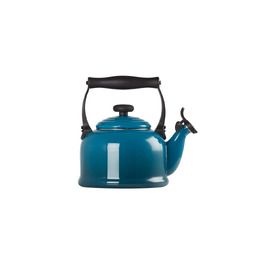 Емальований чайник Le Creuset Tradition, сталевий, 2.1 л, колір Deep Teal