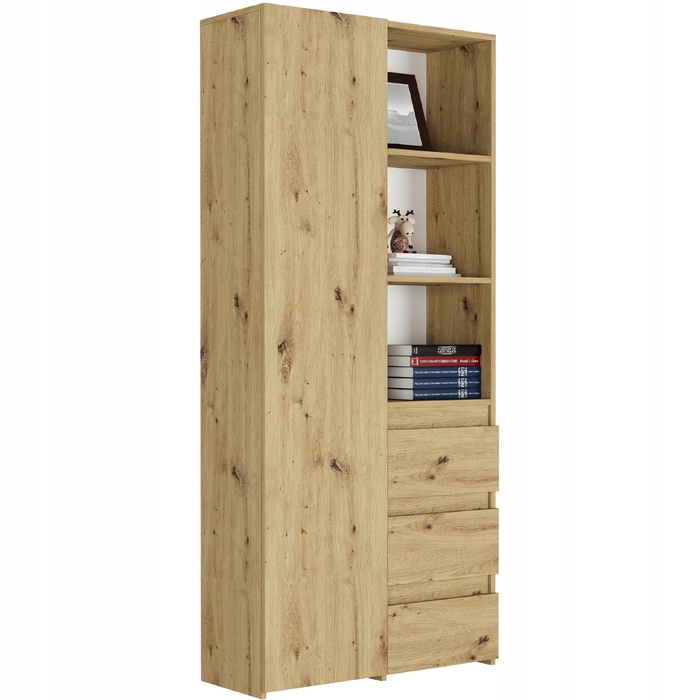 Стелаж Framire 80 x 180 x 30 см, дуб артизан