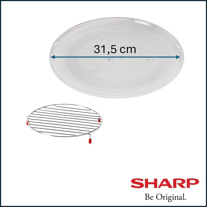 Мікрохвильова піч Sharp R742BKW 25 л з грилем, 900 Вт, чорна, LED-дисплей, 8 програм, дитячий захист, еко-режим