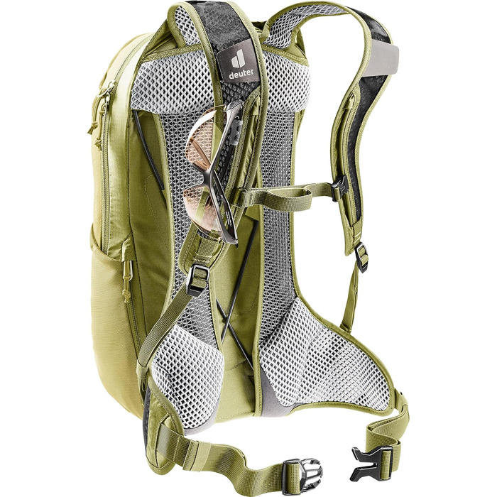 Велосипедний рюкзак Deuter Race Air 10 л, Linden-cactus, вентиляція спини
