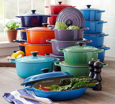 Каструля/жаровня з кришкою 24 см, помаранчева Signature Le Creuset