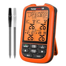 Бездротовий термометр для м'яса ThermoPro TempSpike з радіусом 300м - термометр для гриля, приготування їжі та рідин