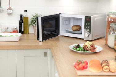 Компактна мікрохвильова піч Russell Hobbs RHM2076S, 800 Вт, 20 л, срібляста