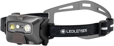 Налобний ліхтар Ledlenser HF6R Signature 1000 люмен, акумуляторний, водонепроникний IP68, RGB світло, чорний, для туризму та активного відпочинку