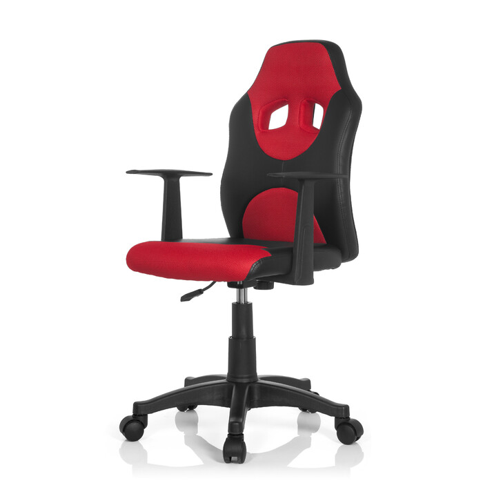 Дитячий письмовий стілець / дитячий стілець KID GAME AL чорний червоний hjh OFFICE