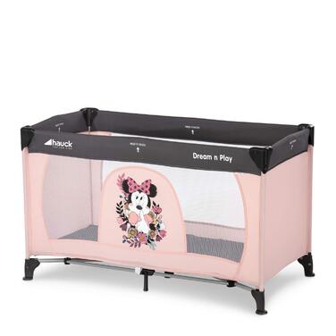Дитяче дорожнє ліжечко Hauck Dream N Play Disney Minnie, складане, з сумкою, для дітей від народження до 15 кг, 120x60 см