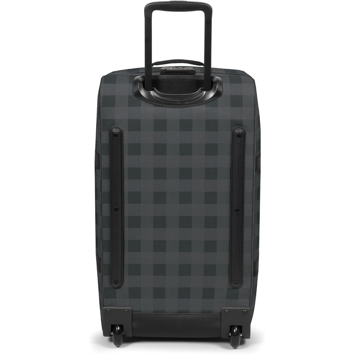 Валіза Eastpak Tranverz M 78L (67x35.5x30 см) на колесах, сіра (Checker Grey) з TSA-замком та телескопічною ручкою
