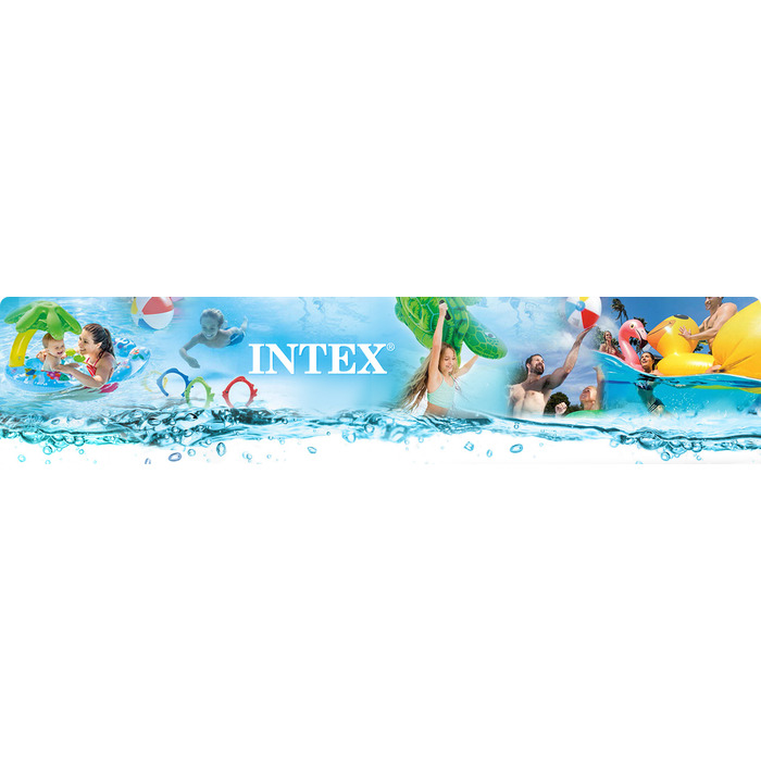 Надувний прямокутний дитячий басейн Intex з фруктами, 244 x 191 x 91 см