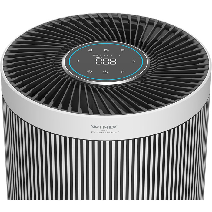 Очищувач повітря Winix T800 з HEPA-фільтром, керуванням через Alexa та додаток, для площі до 120м², CADR 390 м³/год, від алергенів, пилу та шерсті тварин