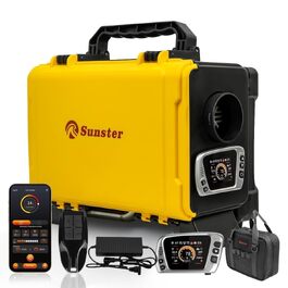 Автономний дизельний обігрівач Sunster HTB1 8кВт для вантажівок та кемперів з керуванням через додаток, режимом плато та низьким рівнем шуму