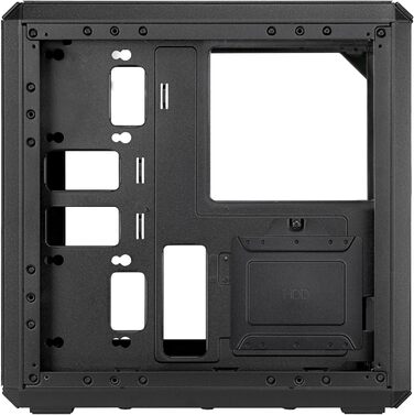 Корпус Cooler Master MasterBox Q300L V2 mATX Mini Tower з загартованим склом, 120 мм вентилятор, підтримка USB 3.2 Gen 2x2 Type-C, багатоваріантне охолодження