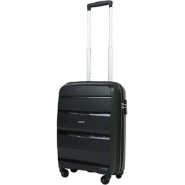 Дорожня валіза American Tourister Bon Air S 55 см, чорна, жорсткий пластиковий спінер, ручна поклажа, 31.5 л