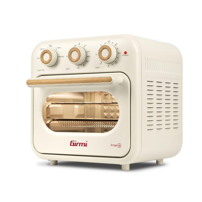 Фритюрниця Girmi FG28 Ecofrit 14L з функцією мультиварки, 1300W, 14 літрів, білий