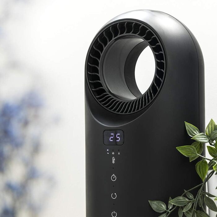 Конвектор Cecotec Warm 8400 Bladeless Connected: WiFi, сенсорне управління, 1500W, чорний