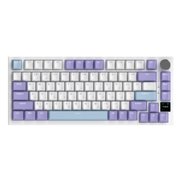 Бездротова механічна клавіатура Ajazz AK820 PRO 75% Flying Fish Switch White RGB (AK820PRO-FF-PWB)