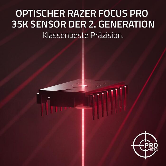 Ігрова бездротова миша Razer Viper V3 Pro Faker: сенсор Focus Pro 30K DPI, перемикачі 2-го покоління, частота опитування 4000 Гц, для PC/Mac