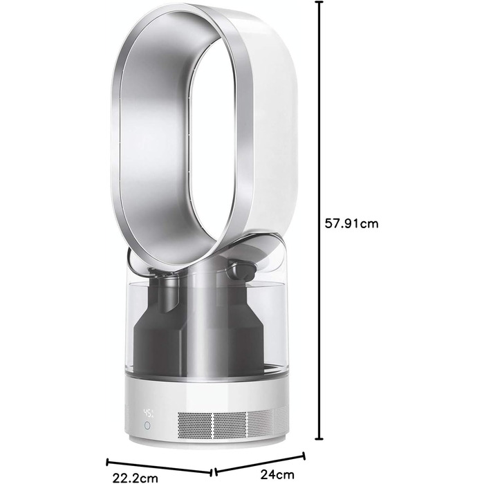 Вентилятор без лопатей Dyson Cool AM07: Потужний, тихий, з пультом та обертанням 70°