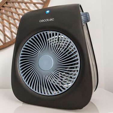 Електричний обігрівач Cecotec ReadyWarm Force: 2000W, термостат, 3 режими, до 20м² | Чорний