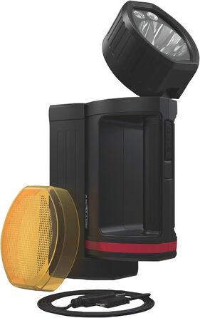 ANSMANN LED акумуляторний ручний прожектор 10400mAh, аварійне освітлення при відключенні електроенергії, до 100 годин роботи, зарядка через Micro USB або док-станцію