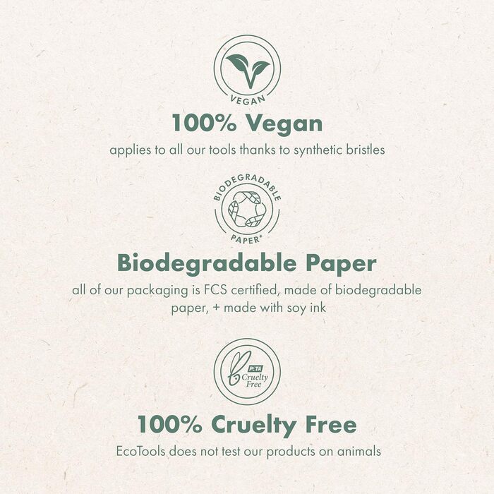 Щітка для тіла Ecotools Bamboo з бамбуковою щетиною, одностороння