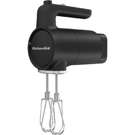 Ручний міксер Kitchenaid Go бездротовий, 7 швидкостей, акумуляторний, чорний