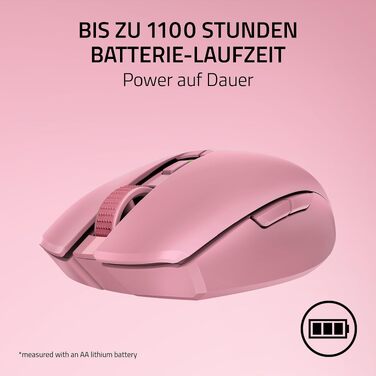 Бездротова ігрова миша Razer Orochi V2 Quartz — HyperSpeed та Bluetooth, оптичний сенсор 18K DPI, вага 60 г, для PC/Mac