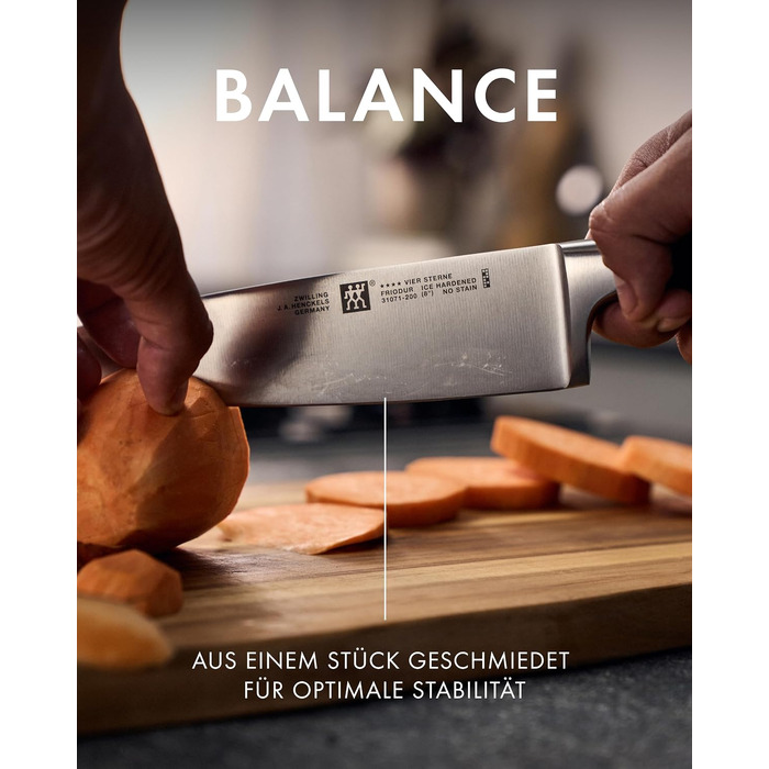 Набір ножів ZWILLING Vier Sterne (4 зірки), 3 предмети, нержавіюча сталь, Made in Germany