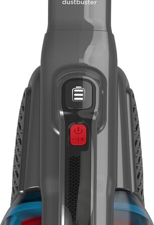 Пилосос ручний акумуляторний BLACK+DECKER Lithium Dustbuster BHHV315J, 12 В, 20 AW, циклонний, безмішковий, з висувною щілинною насадкою, титан/червоний, 500 мл