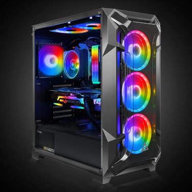 Корпус для ПК Antec DF600 Flux Midi Tower чорний