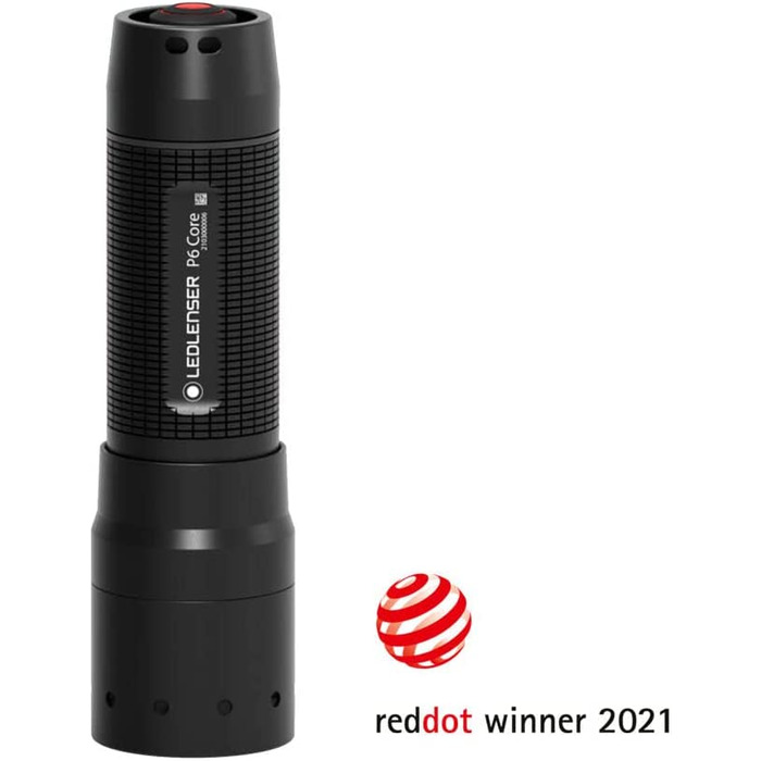Ліхтарик Ledlenser P6 Core з Advanced Focus System, 90 люменів, 6 годин роботи, ультракомпактний і легкий, для туризму та кемпінгу