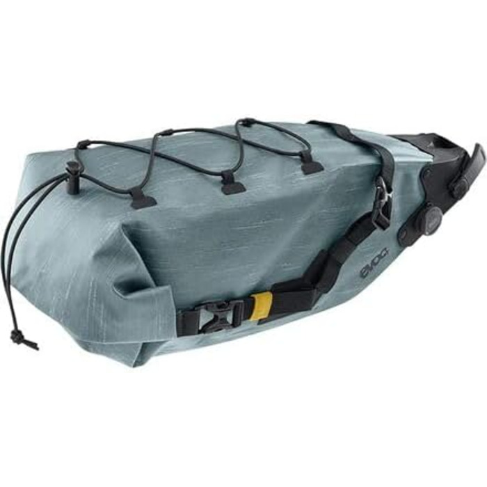 Велосипедна сідельна сумка EVOC SEAT PACK BOA WP 16 л, водонепроникна, сталева, з компресійними ременями та багатофункціональними кріпленнями