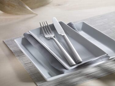 Набір столових приборів ZWILLING Senses 68 предметів, на 12 осіб, з нержавіючої сталі 18/10, матовий, сріблястий, придатний для миття в посудомийній машині
