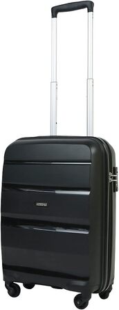 Дорожня валіза American Tourister Bon Air S 55 см, чорна, жорсткий пластиковий спінер, ручна поклажа, 31.5 л