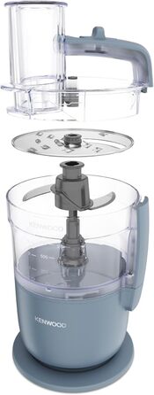 Кухонний комбайн Kenwood MultiPro Go FDP22.130GY, 650 Вт, 1.3 л, Компактний, Багатофункціональний, Синій/Сірий