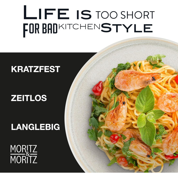 Набір посуду Moritz & Moritz SOLID UNI на 6 осіб, 18 предметів, кераміка (кам'яна маса), колір крем — сучасний сервіз для столу, підходить для мікрохвильової печі та посудомийної машини