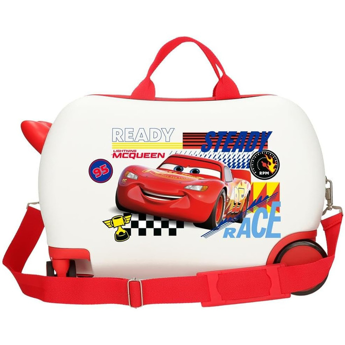 Дитячий рюкзак Disney Joumma Cars Let's Race, білий